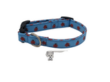 Ladybugs on Blue Dog Collar