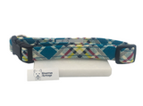 Handsome Plaid Dog Collar