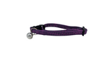 Metallic Purple Snake Skin Breakaway Cat Collar