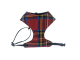 Red Tartan Dog or Cat Harness