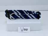 Blue and Silver Dog Collar