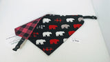 Buffalo Check and Bears Reversible Bandana