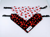 Lady Bugs and Hearts Reversible Bandana