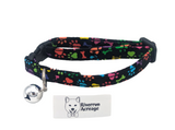 Mini Paw Print Breakaway Cat Collar