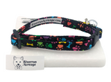 Mini Paw Print Breakaway Cat Collar