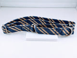 Navy and Bronze Martingale Collar