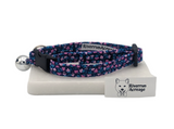 Petite Pansy Cat Collar