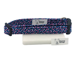 Petite Pansies Dog Collar