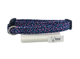 Petite Pansy Dog Collar