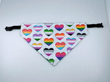 Pride Hearts Reversible Bandana