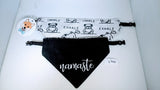 Pug Yoga and Namaste Reversible Bandana
