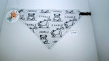 Pug Yoga and Namaste Reversible Bandana