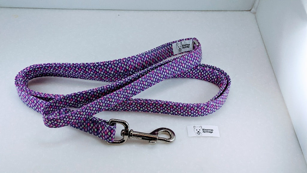 Purple Diamonds Leash