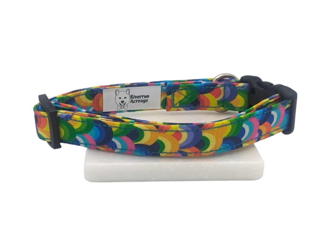 Rainbow Arches Dog Collar