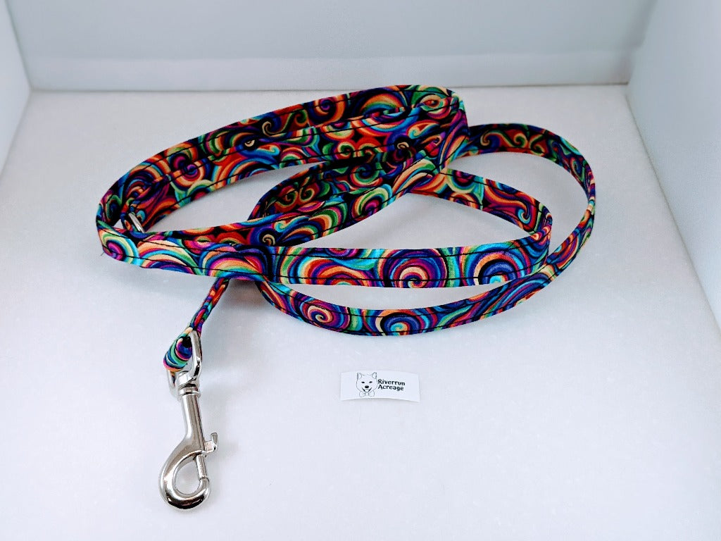 Rainbow Swirl Leash