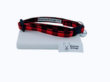 Red Buffalo Check Breakaway Cat Collar