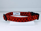 Red Dragon Scale Dog Collar