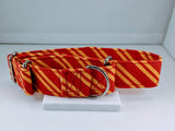 Red and Gold Martingale Collar