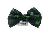 Shamrocks Removeable  Dog Bowtie