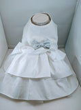 White Sparkle Dog Dress