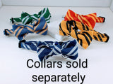 Wizard House Colored Cat Bows on Collars